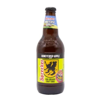 Bottle of Sprecher Honeycrisp Apple soda
