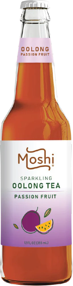 Moshi sparkling oolong passion fruit tea bottle