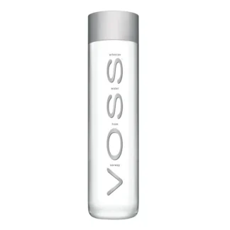 VOSS artesian water tall glass bottle