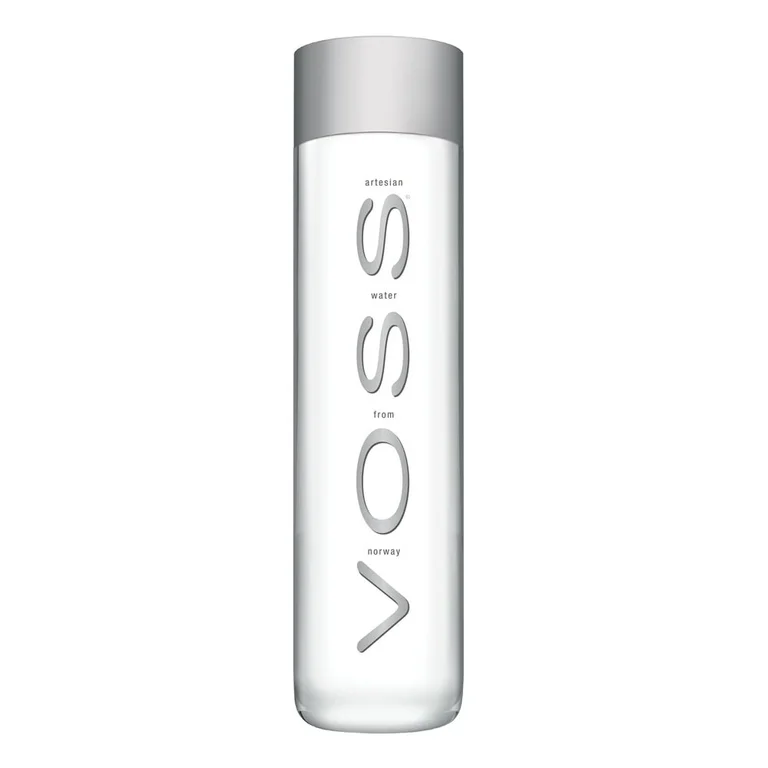VOSS artesian water tall glass bottle