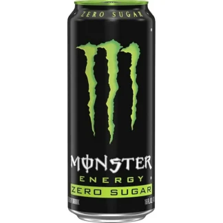 Black Monster Energy Zero Sugar can