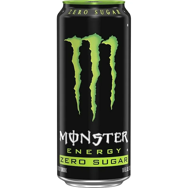 Black Monster Energy Zero Sugar can