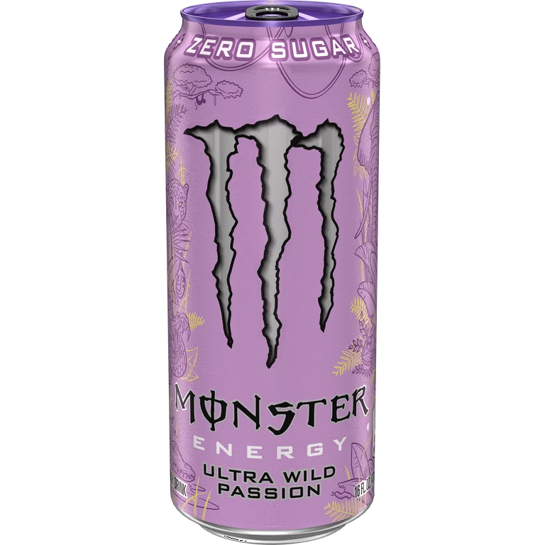Purple Monster Energy Ultra Wild Passion can