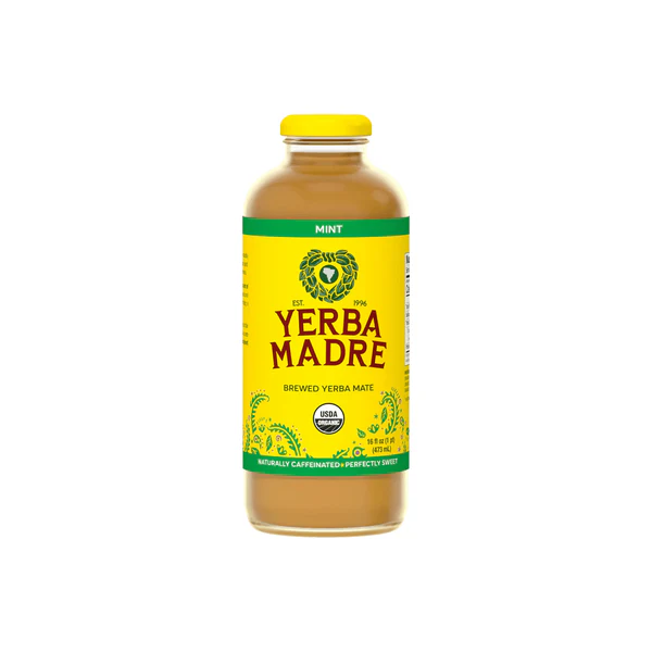 Yerba Madre Mint Tereré Yerba Mate – 12 Pack – 16oz Glass