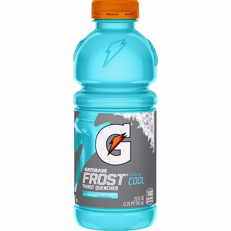 Gatorade Sports Drink - 24 Pack - Frost Glacier Freeze 20oz (Plastic)