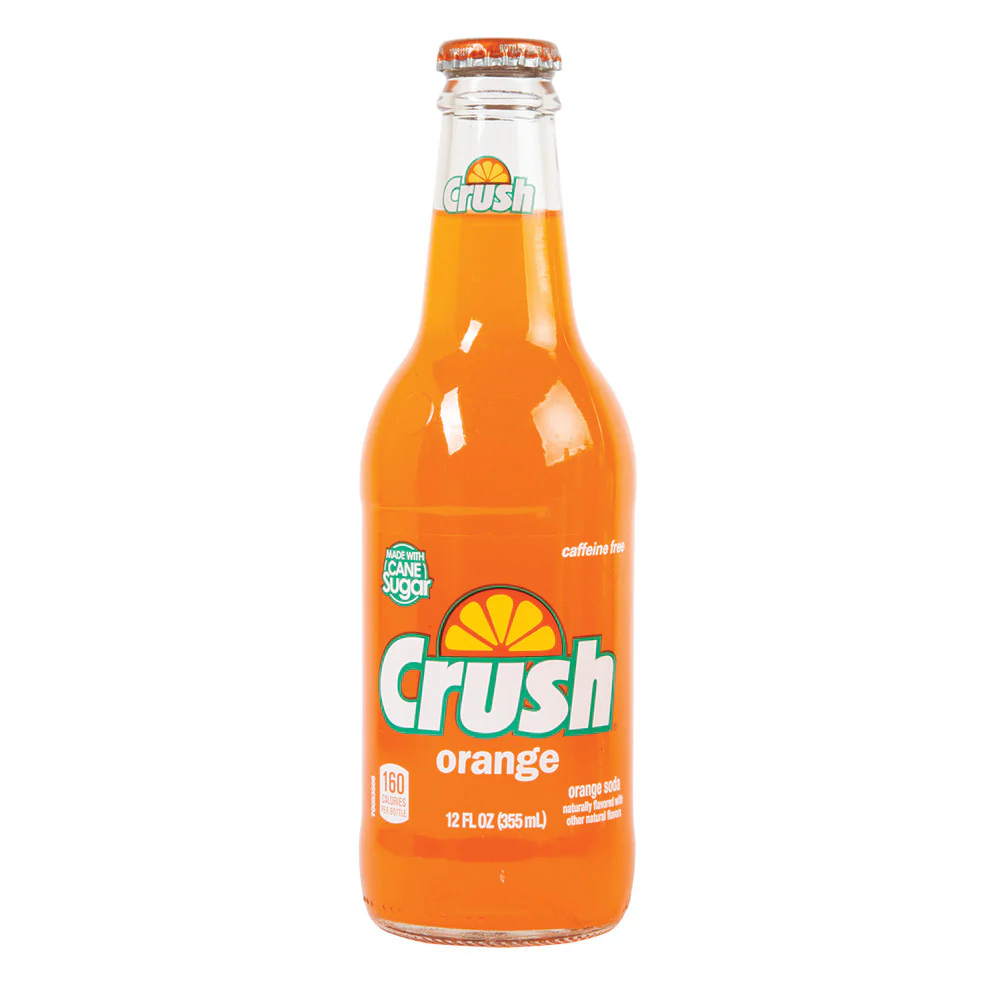Bottle of Orange Crush soda