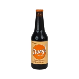 Dang! butterscotch root beer bottle