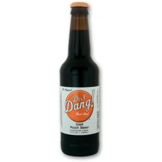 Diet root beer bottle
