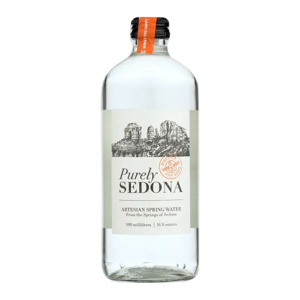 Purely Sedona Artesian Water - 12 Pack - 500ml (Glass)