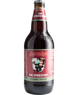 Bottle of Dr Sprecher root beer