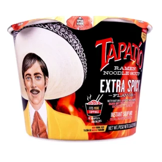 Tapatío extra spicy ramen noodle cup