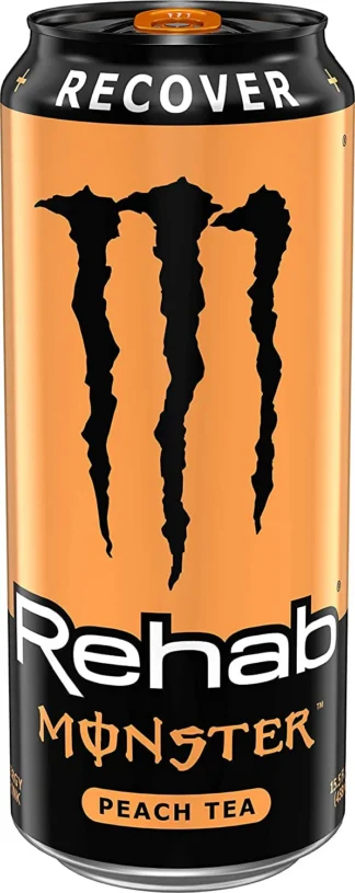 Monster Energy Drink - 24 Pack - Monster Rehab Peach Tea 16oz (Can)
