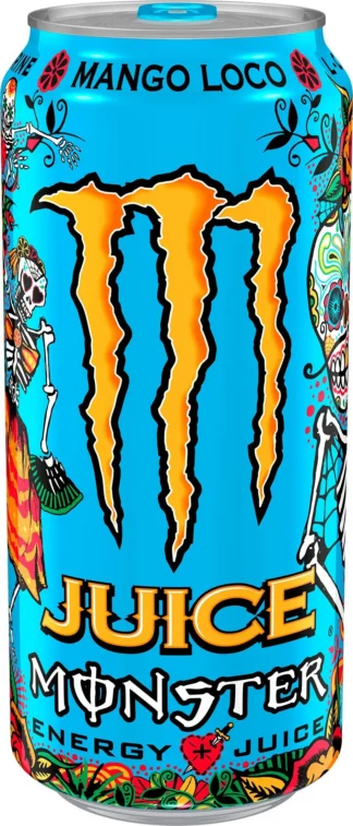 Monster Energy Drink - 24 Pack - Monster Energy Mango Loco Juice 16oz (Can)