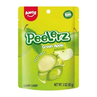 Peelerz Peelable Gummy Candy - 12 Pack - Green Apple 6oz