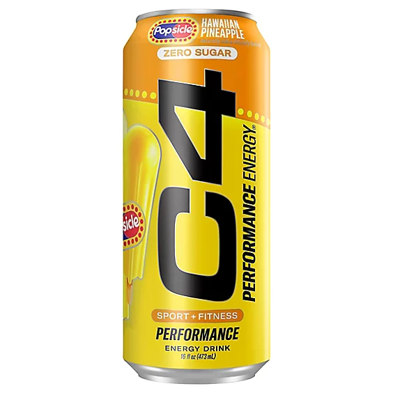 C4 Energy Drink - 12 Pack - Hawaiian Pineapple 16oz (Can)