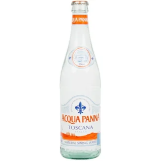 Acqua Panna Natural Spring Water – 24 Pack 500ml (Glass)