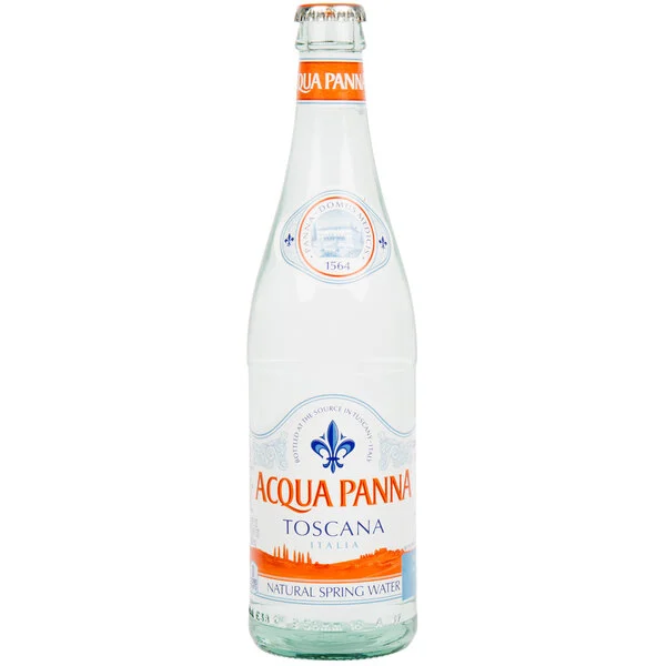 Acqua Panna Natural Spring Water – 24 Pack 500ml (Glass)