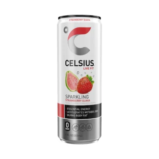 Celsius Energy Drink - 12 Pack - Strawberry Guava 12oz (Can)