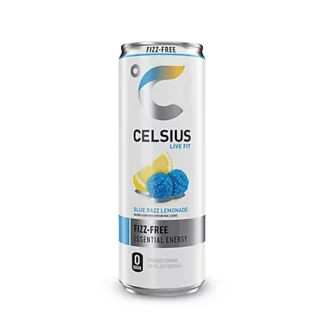 Celsius Energy Drinks - 12 Pack - Fizz Free Blue Razz Lemonade 12oz Can