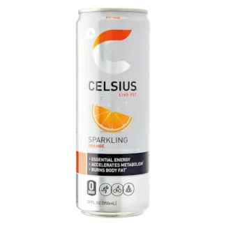 Celsius Energy Drink - 12 Pack - Orange 12oz (Can)