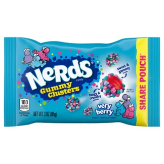 Nerds Gummy Clusters Very Berry Share Pouch - 12 Pack 3oz