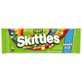 Skittles Fruity Candy - 24 Pack - Skittles Sour Share Size 3.30oz