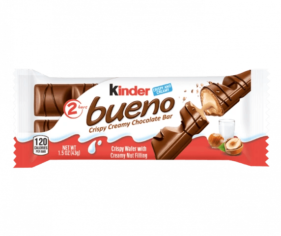 Kinder Bueno Creamy Chocolate Bars - 20 Pack 43g