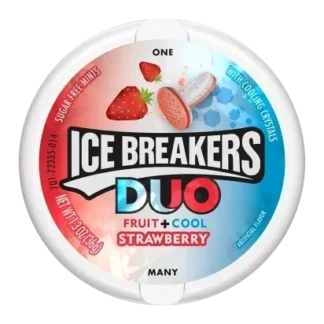 Ice Breakers Mints - 8 Pack - Duo Fruit + Cool Strawberry