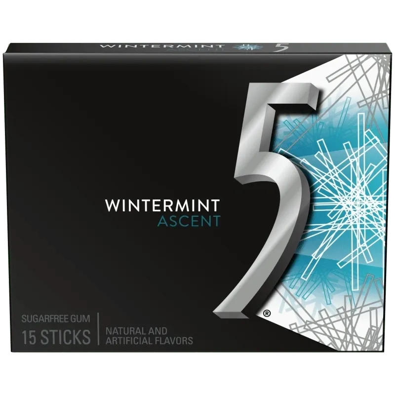 5 Gum - 12 Pack - Peppermint - Image 6