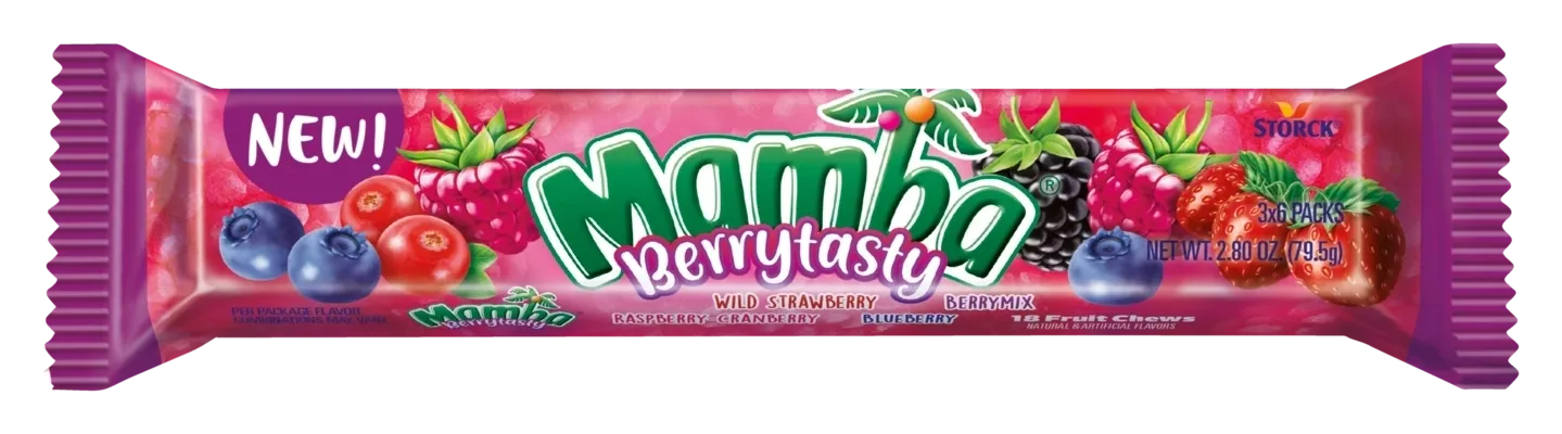 Mamba Fruit Chews Candy - 24 Pack - Tropics 2.80oz - Image 4