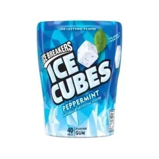 Ice Breakers Ice Cubes Gum - 4 Pack - Peppermint 40ct