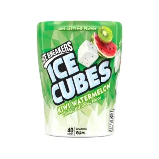 Ice Breakers Ice Cubes Gum - 4 Pack - Kiwi Watermelon 40ct
