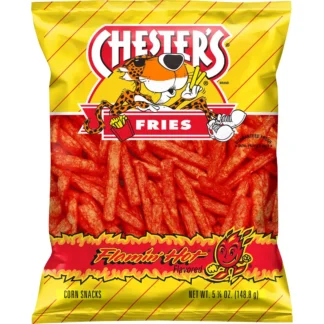 Chester - 28 Pack -Chester Fries Flamin Hot 2.625oz