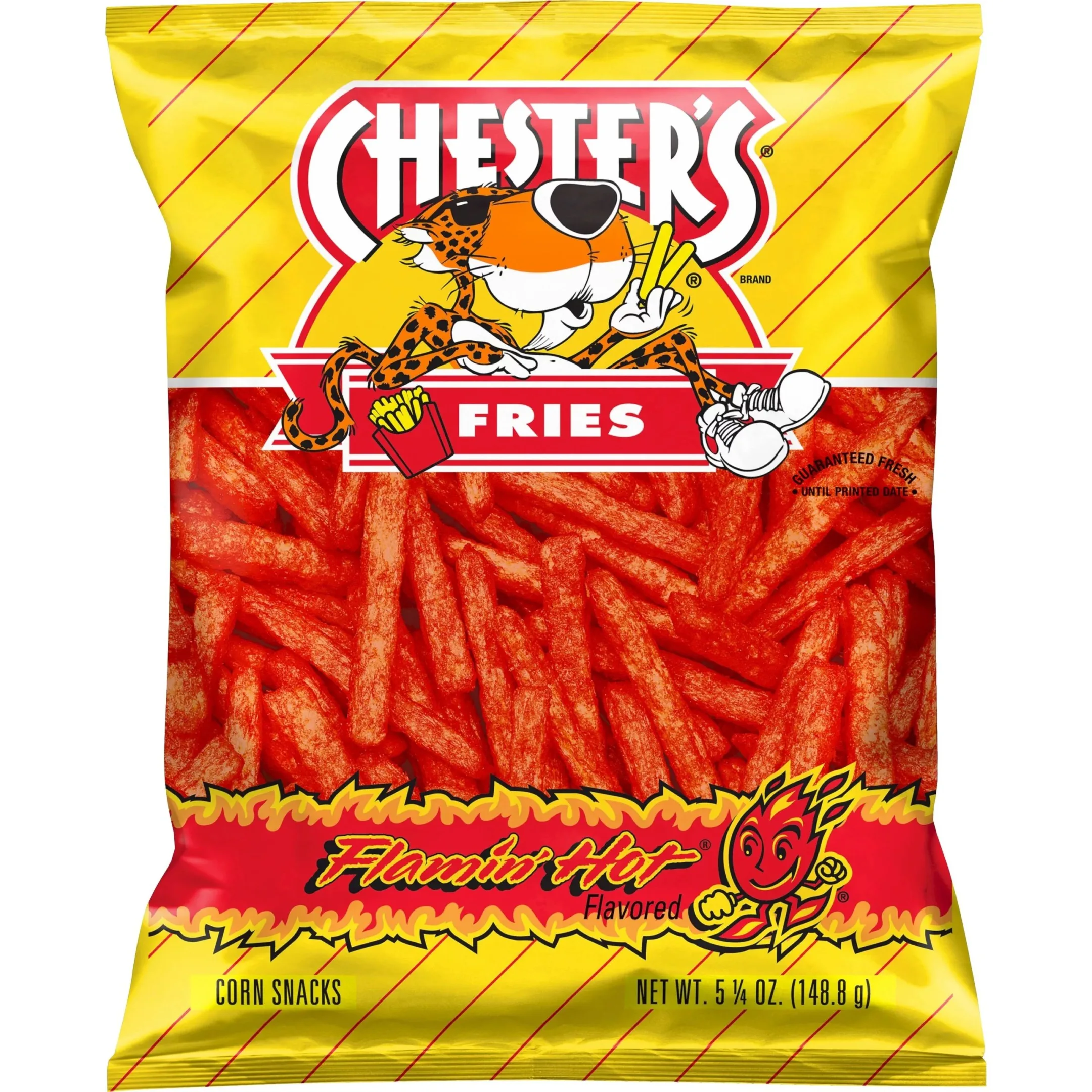 Chester - 28 Pack -Chester Fries Flamin Hot 2.625oz