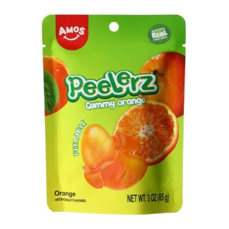 Peelerz Peelable Gummy Candy - 12 Pack - Orange 6oz