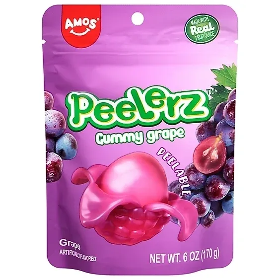 Peelerz Peelable Gummy Candy - 12 Pack - Mango 6oz - Image 9