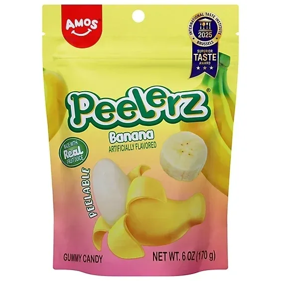 Peelerz Peelable Gummy Candy - 12 Pack - Mango 6oz - Image 4