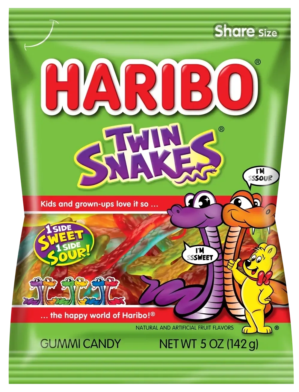 Haribo Gummy Candy Share Size - 12 Pack - Gold Bears 4oz - Image 8