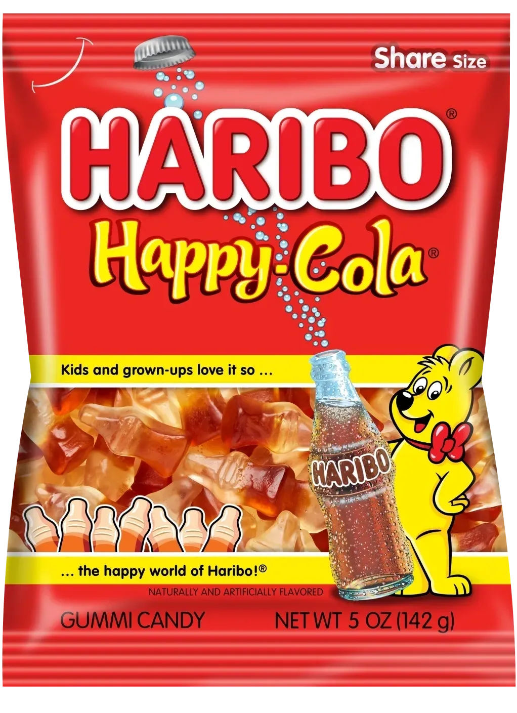 Haribo Gummy Candy Share Size - 12 Pack - Gold Bears 4oz - Image 5