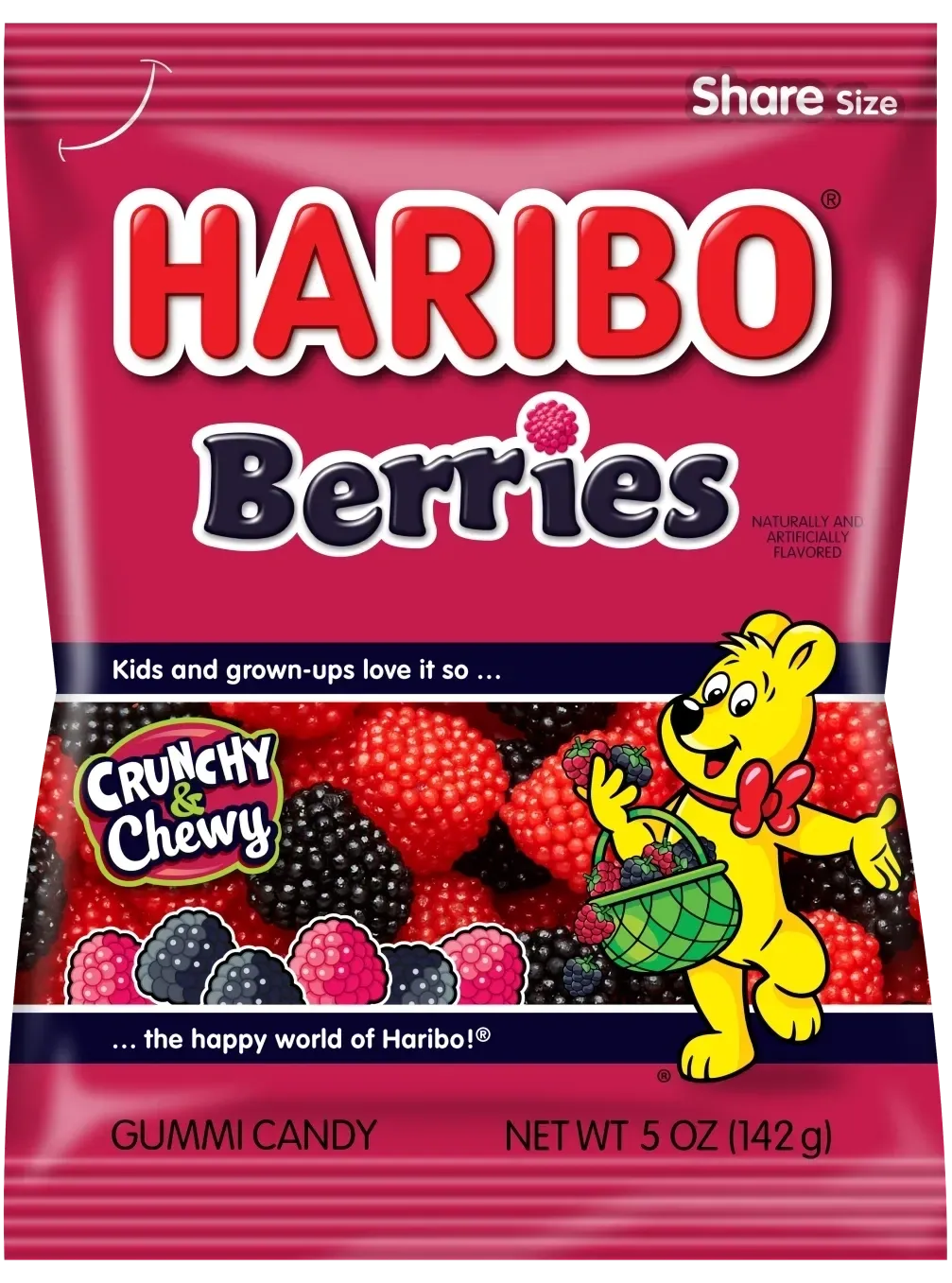 Haribo Gummy Candy Share Size - 12 Pack - Gold Bears 4oz - Image 10