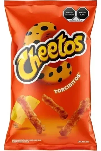 Imported Mexican Cheetos Corn Cheetos Torciditos - 12 Pack