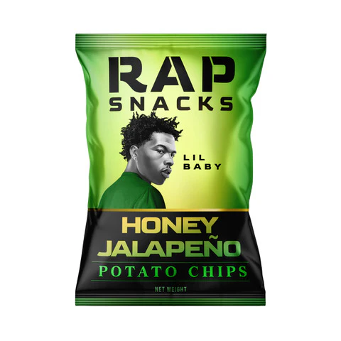 Rap Snacks Potato Chips - 10 Pack - Lil Baby Honey Jalapeño 2.5oz