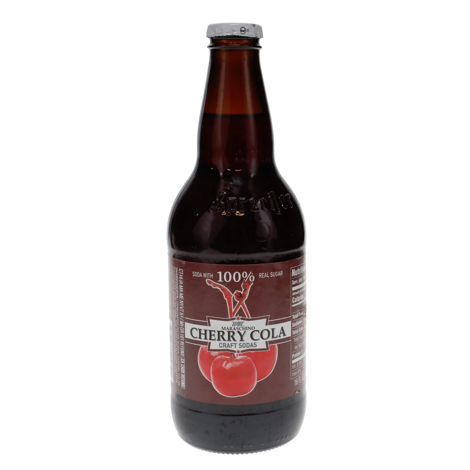 WBC Maraschino Cherry Cola – 24 Pack 16oz Glass