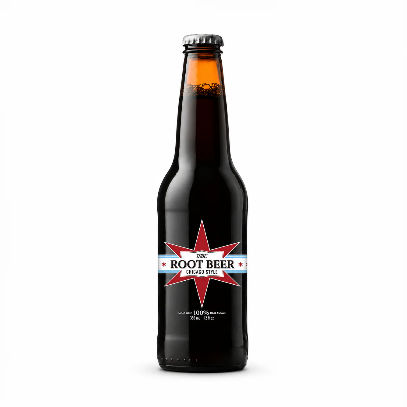 WBC Root Beer – 24 Pack 12oz Glass