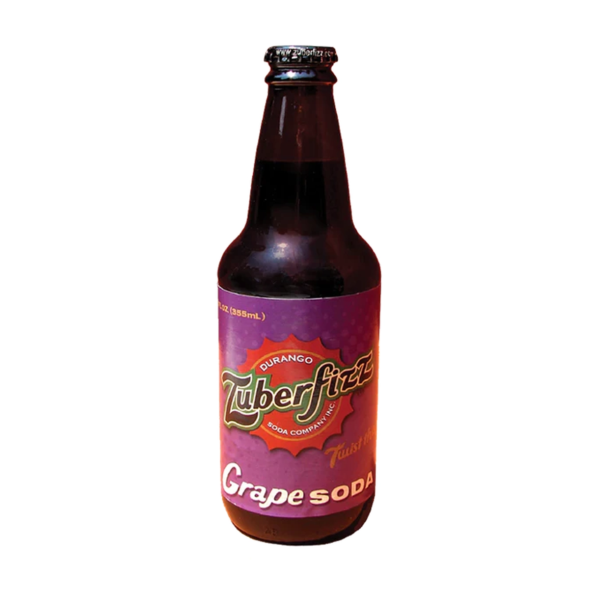 Zuberfizz Grape Soda – 24 Pack 12oz Glass
