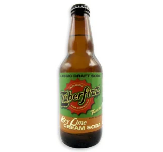 Zuberfizz Key Lime Cream Soda – 24 Pack – 12oz Glass