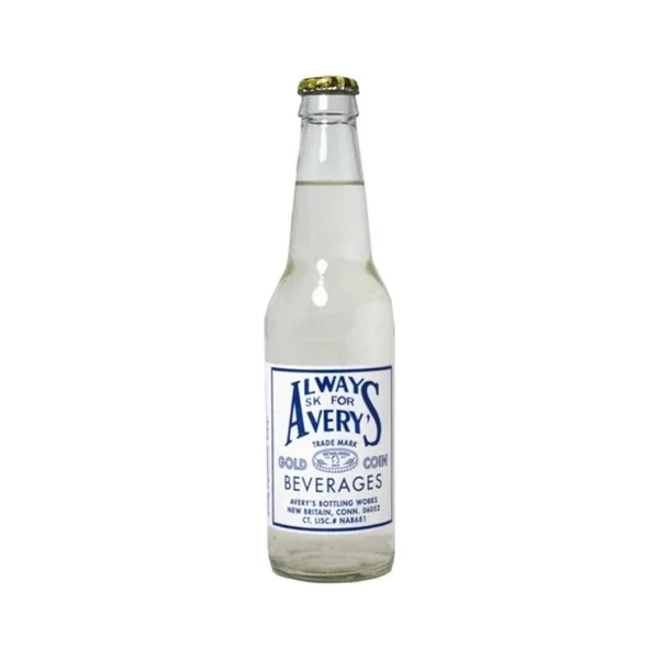 Avery's Soda Korker Clear Lemon Soda - 24 Pack - 12oz (Glass)