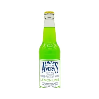 Avery's Soda - 24 Pack - Green Lemon Lime 12oz Glass