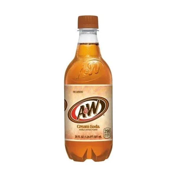 A&W Cream Soda - 24 Pack - 20oz (Plastic)