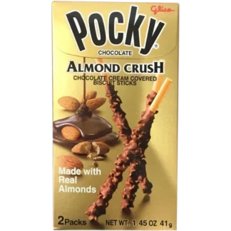 Pocky Biscuit Sticks - 10 Pack - Almond Crush 40g